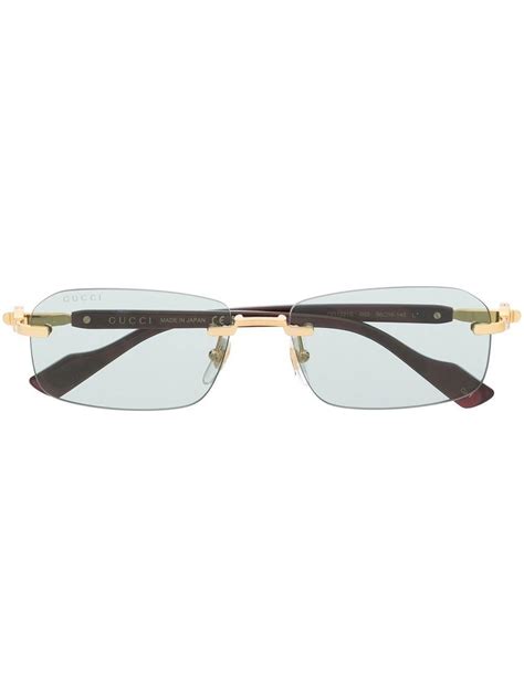 gucci rimless glasses for men.